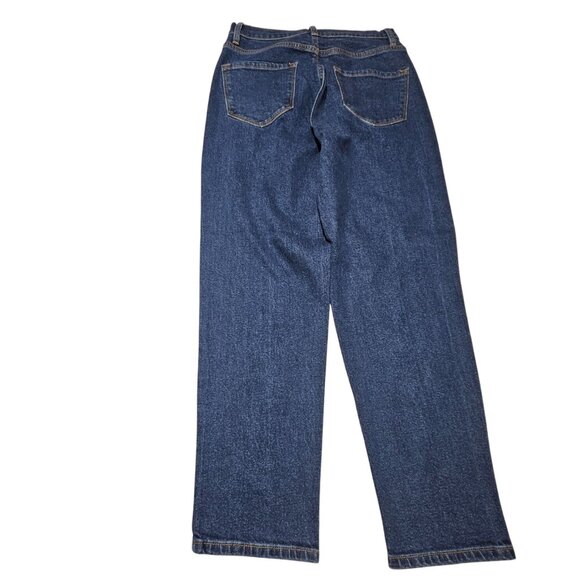 Fashion Nova I Got It From My Mama Jeans Womens Size 7 High Rise Dark Wash Denim - Picture 3 of 6